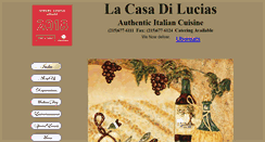 Desktop Screenshot of lacasadilucias.com
